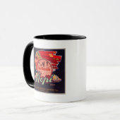 Mug Hopi Orange LabelRedlands, CA (Devant gauche)