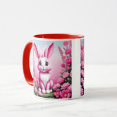 Mug Hoppin' Good Morning : Coupe du lapin à thème (Devant gauche)