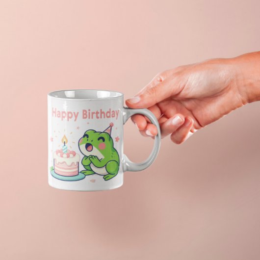 Mug Hoppy Anniversaire Désirs : Adorable Grenouille Mu