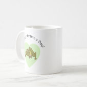 Mug Hoppy Happy Valentines Day Cute Frogs In Love (Devant gauche)