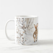 Mug Hoppy Holidays Bunny Rabbit Winter Snow (Gauche)