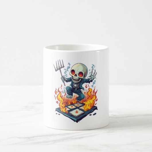 Mug Hopscotch from Hell � Funny Demon Skull (Centre)