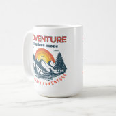 Mug Horizon aventure : Retro Mountain Expédition (Devant gauche)