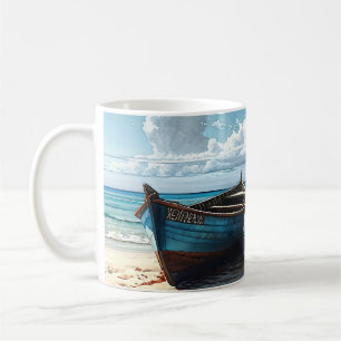 Mug "Horizon bleu". Un Bord De Mer Coloré