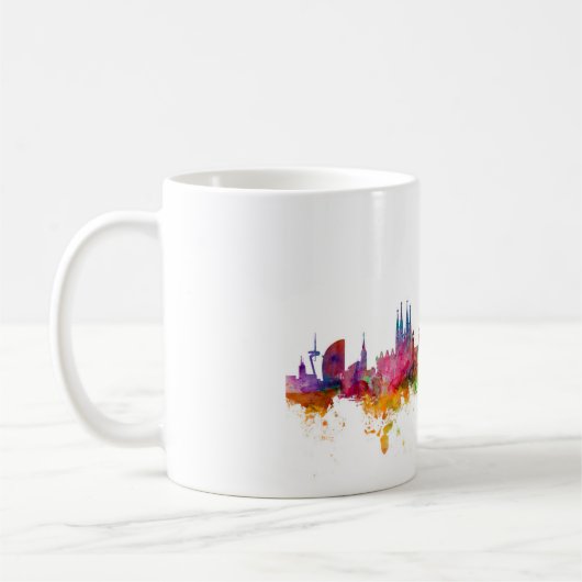 Mug Horizon de Barcelone Espagne (Gauche)