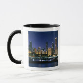 Mug Horizon de Chicago du centre la nuit (Gauche)