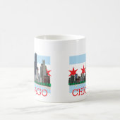Mug Horizon de Chicago et drapeau de ville (Centre)