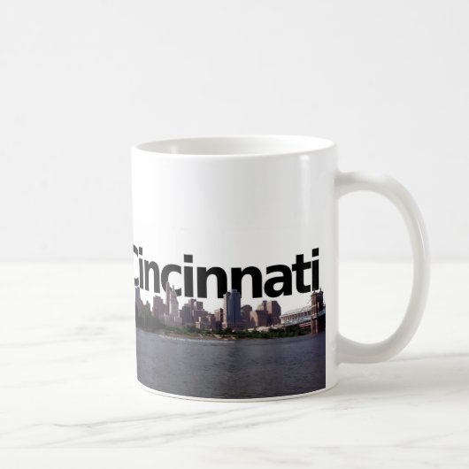 Mug Horizon de Cincinnati avec Cincinnati dans l'abov (Droite)