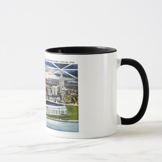 Mug Horizon de Cleveland Stadium au crépuscule, (Droite)
