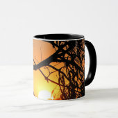 Mug horizon de coucher du soleil Musique (Devant droit)