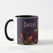 Mug Horizon de Dallas la nuit (Gauche)