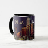 Mug Horizon de Dallas la nuit (Devant gauche)