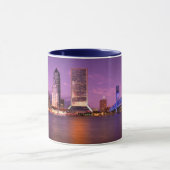 Mug Horizon de Jacksonville la Floride la nuit (Centre)