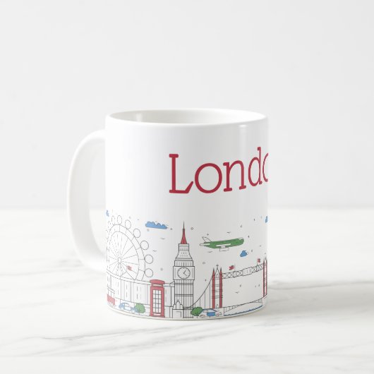 Mug Horizon de Londres (Devant gauche)