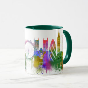 Mug Horizon de Londres - arc-en-ciel