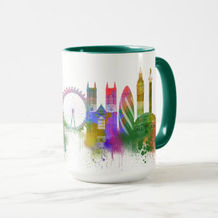 Mug Horizon de Londres - arc-en-ciel
