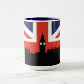 Mug Horizon | de Londres le drapeau britannique (Centre)