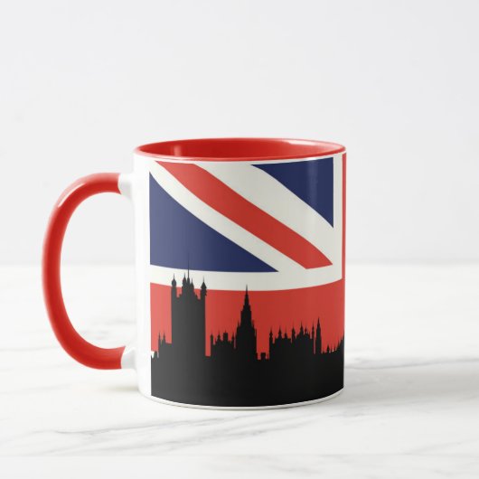 Mug Horizon | de Londres le drapeau britannique (Gauche)