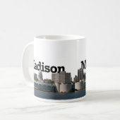 Mug Horizon de Madison le Wisconsin avec Madison dans (Devant gauche)