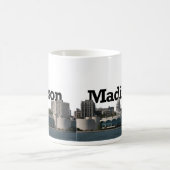 Mug Horizon de Madison le Wisconsin avec Madison dans (Centre)