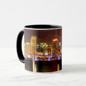 Mug Horizon de Miami la nuit, la Floride (Devant gauche)