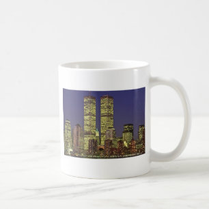 Mug Horizon de NYC avec le World Trade Center la nuit