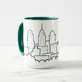 Mug Horizon de Philadelphie Pennsylvanie (Devant gauche)