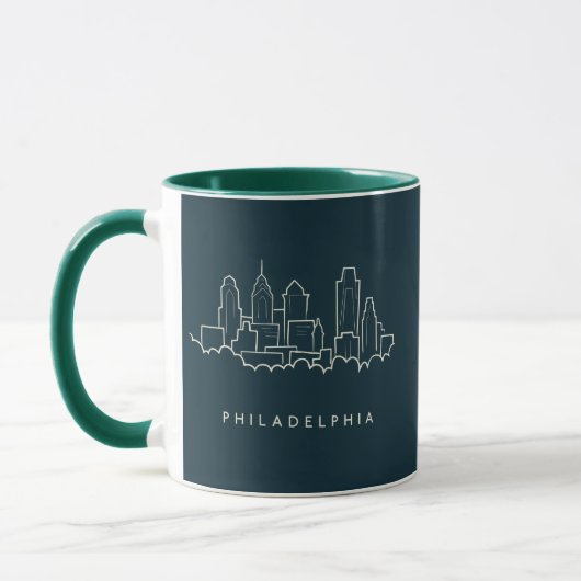 Mug Horizon de Philadelphie Pennsylvanie (Gauche)