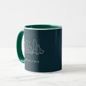 Mug Horizon de Philadelphie Pennsylvanie (Devant gauche)