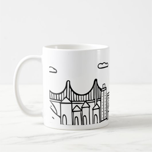 Mug Horizon de San Francisco (Gauche)