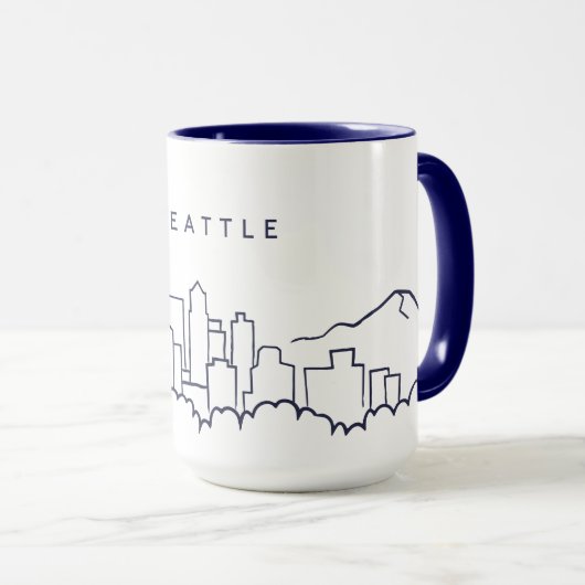 Mug Horizon de Seattle (Devant droit)