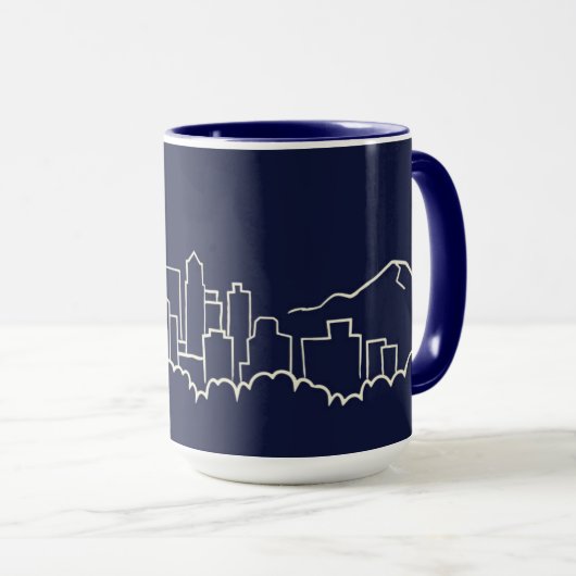 Mug Horizon de Seattle (Devant droit)