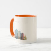 Mug Horizon de ville de Cape Town, Afrique | (Devant gauche)