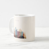 Mug Horizon de ville de Cologne, Allemagne | (Devant gauche)