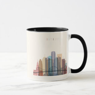 Mug Horizon de ville de Detroit, Michigan  