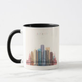 Mug Horizon de ville de Detroit, Michigan | (Gauche)