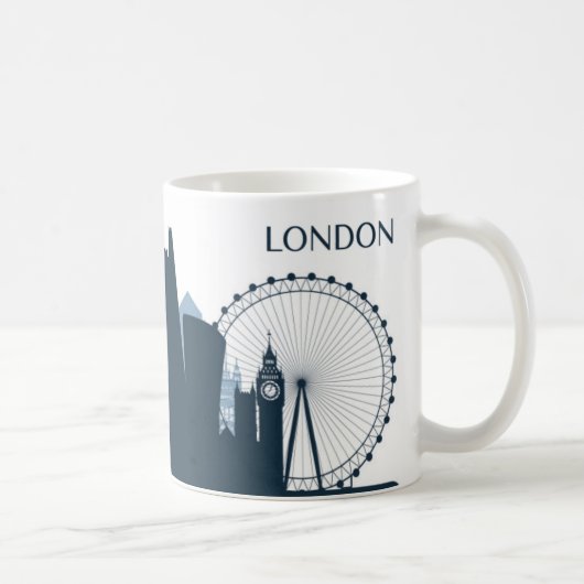 Mug Horizon de ville de Londres (Droite)