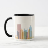 Mug Horizon de ville de Pittsburgh, Pennsylvanie | (Gauche)