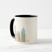 Mug Horizon de ville de Pittsburgh, Pennsylvanie | (Devant gauche)