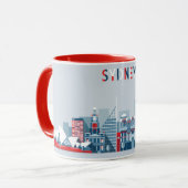 Mug Horizon de ville de Sydney Australie (Devant gauche)