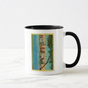 Mug Horizon d'Oakland à travers le lac Merritt