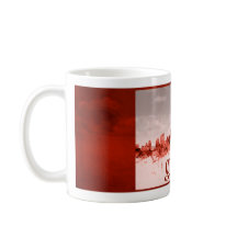 Horizon d'Ottawa avec la grunge rouge