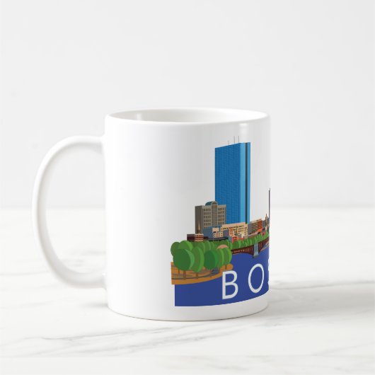 Mug Horizon espiègle et unique de Boston (Gauche)