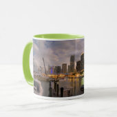 Mug Horizon financier de Miami au crépuscule (Devant gauche)