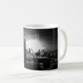 Mug Horizon noir et blanc de New York (Devant droit)