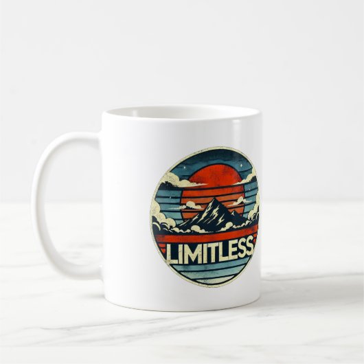 Mug Horizon sans limite : Mountain Sunset Art (Gauche)