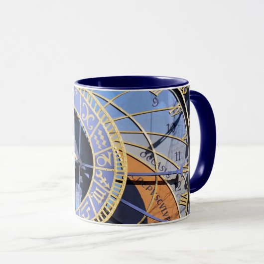 Mug Horloge astronomique de Prague / Czechia inoubliab (Devant droit)