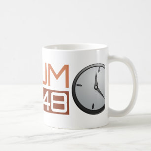 Mug Horloge brillante de défi de Ludum