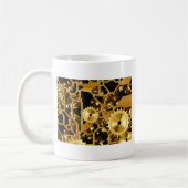 Mug Horloge des engrenages Bureau Conception Art numér (Gauche)