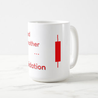 Mug Horloge drôle de crypto "J'ai survécu à la liquida